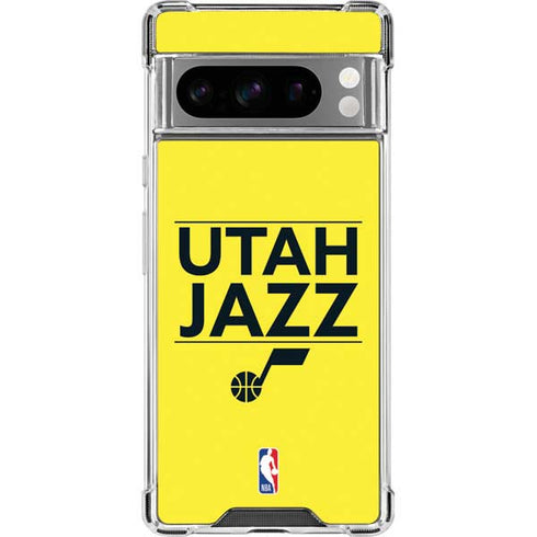 NBA Utah Jazz Standard - Yellow Google Pixel 8 Pro Clear Case